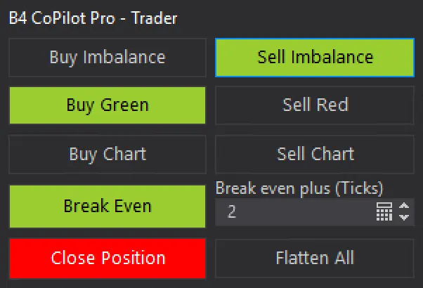 Chart Trader Interface